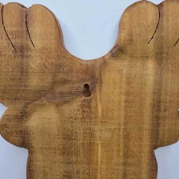 Vintage Handcrafted Wood Christmas Reindeer Rudolph Welcome Sign Rustic Cabincor - Picture 10 of 16